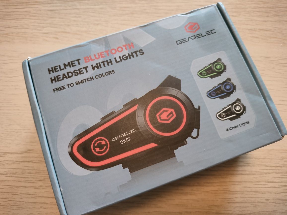 Gearelec DK02 zestaw słuchawkowy do kasku stereo Bluetooth 2800 mAh