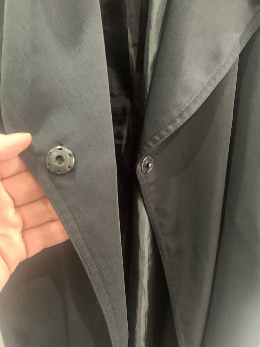 Płaszcz Kappahl M 40 42 oversize czarno prochowiec trencz płaszczyk