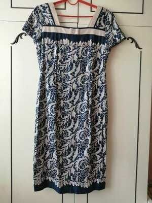 Женское нарядное синее платье сукня L-XL