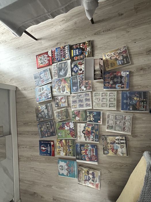 Karty piłkarskie panini i topps ponad 20 albumów!!