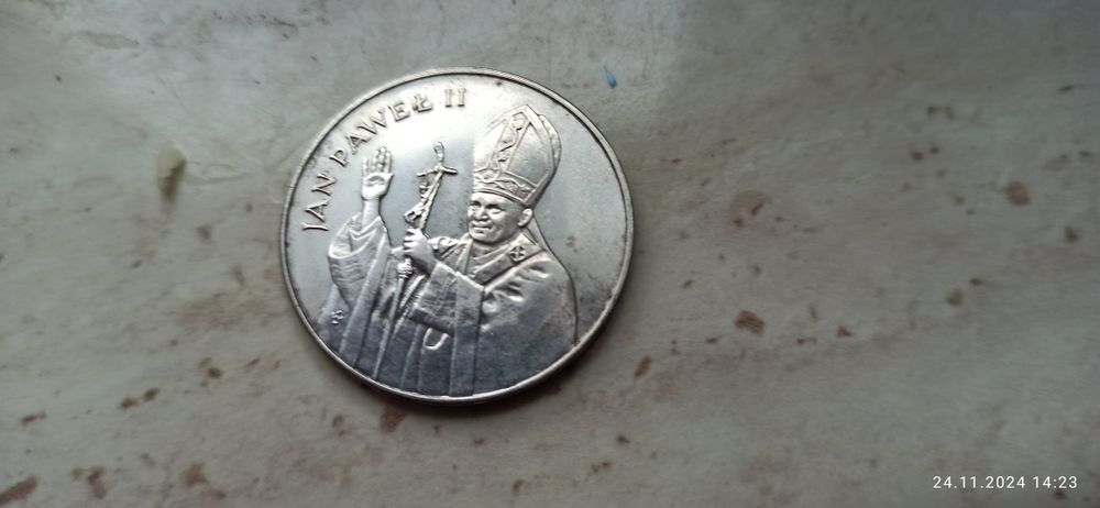 Moneta srebrna Jan Paweł II