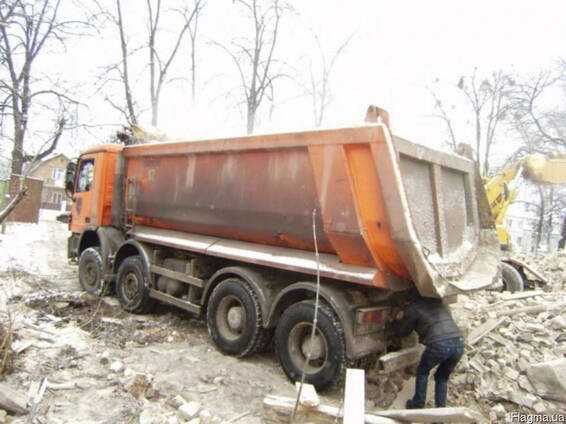 Вивіз будівельного сміття демонтаж будівель Київська область