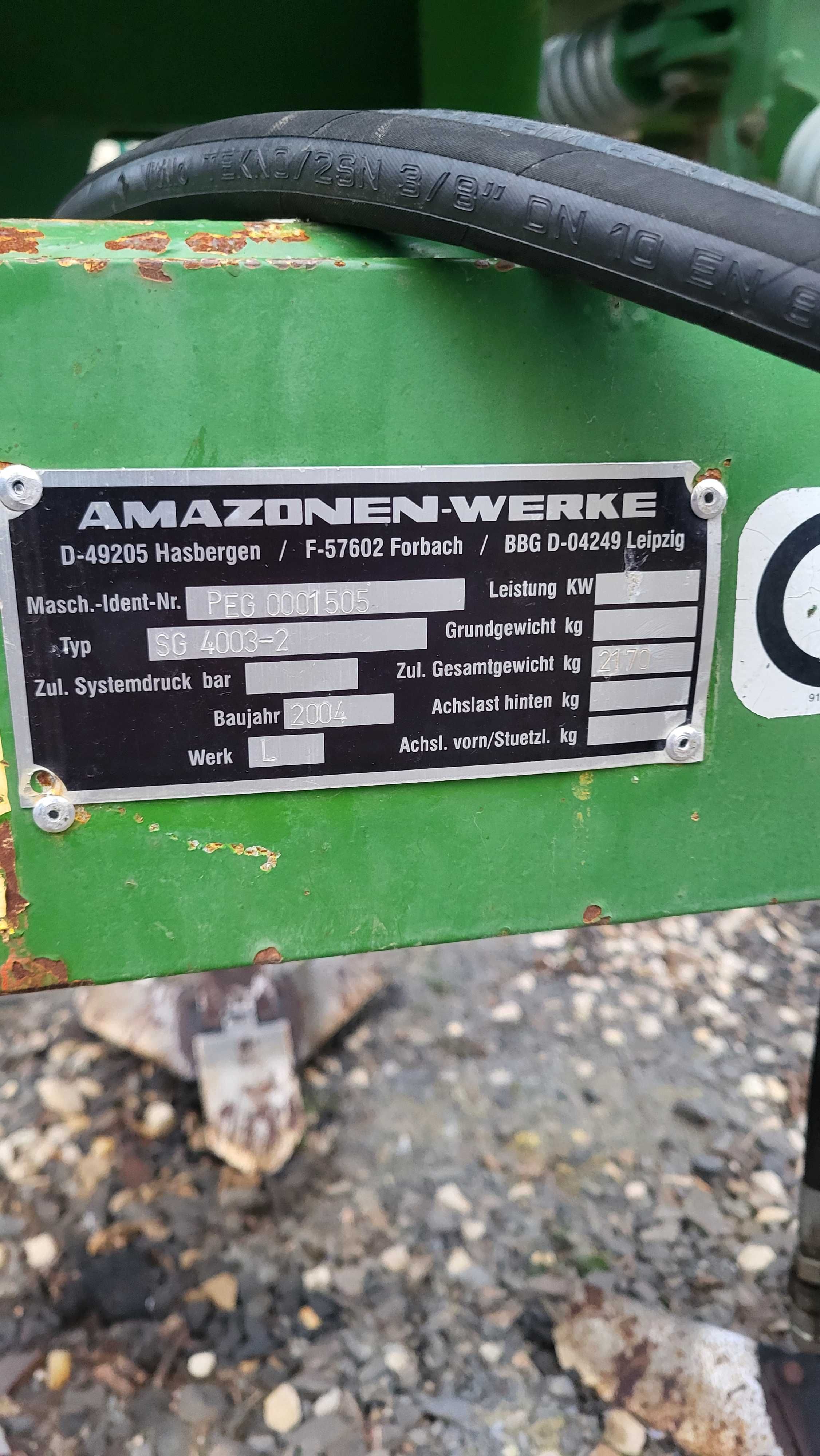 Agregat ścierniskowy gruber Amazone 4m