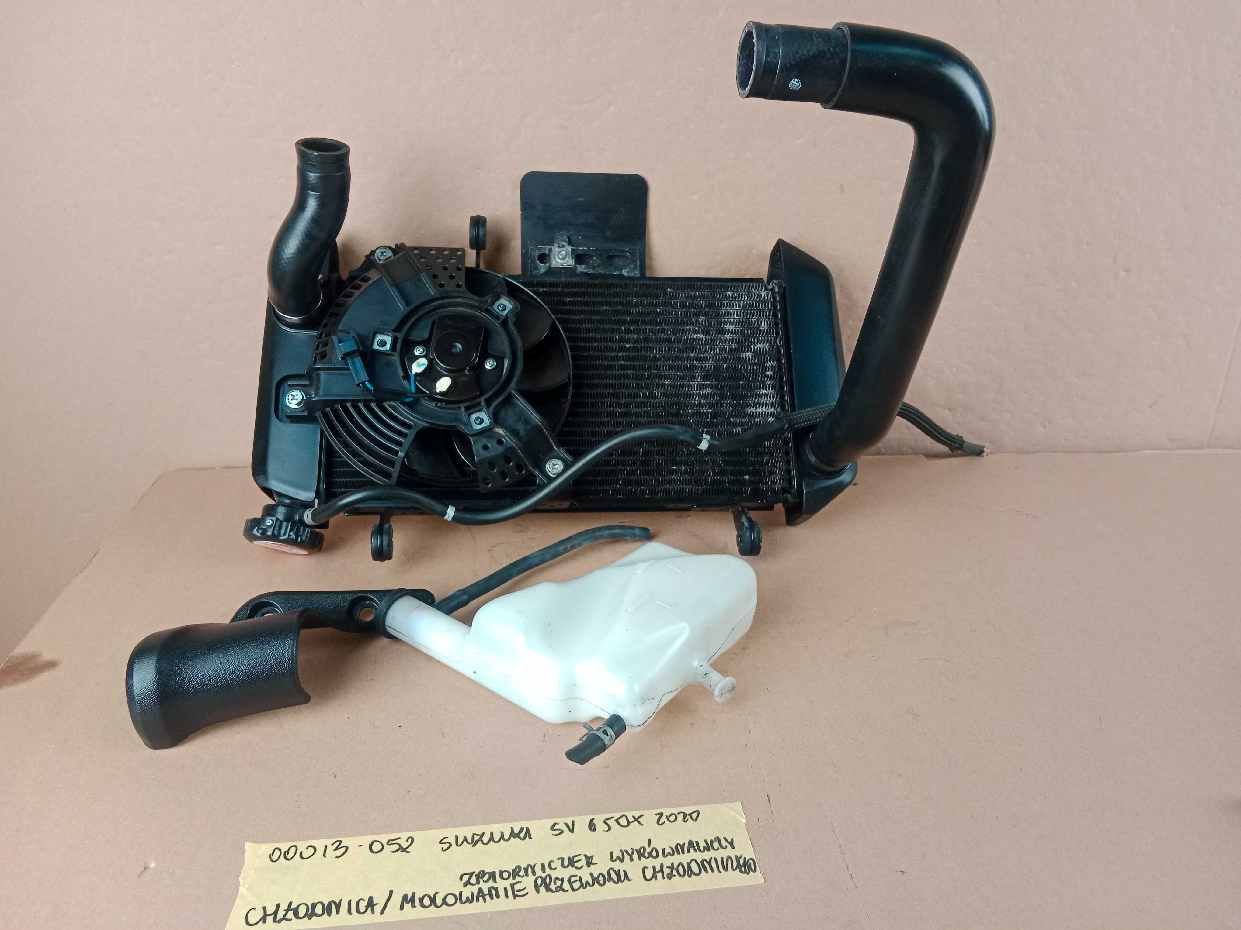 SUZUKI SV 650 X Chłodnica Wody Wentylator Przewody Węże Zbiorniczek