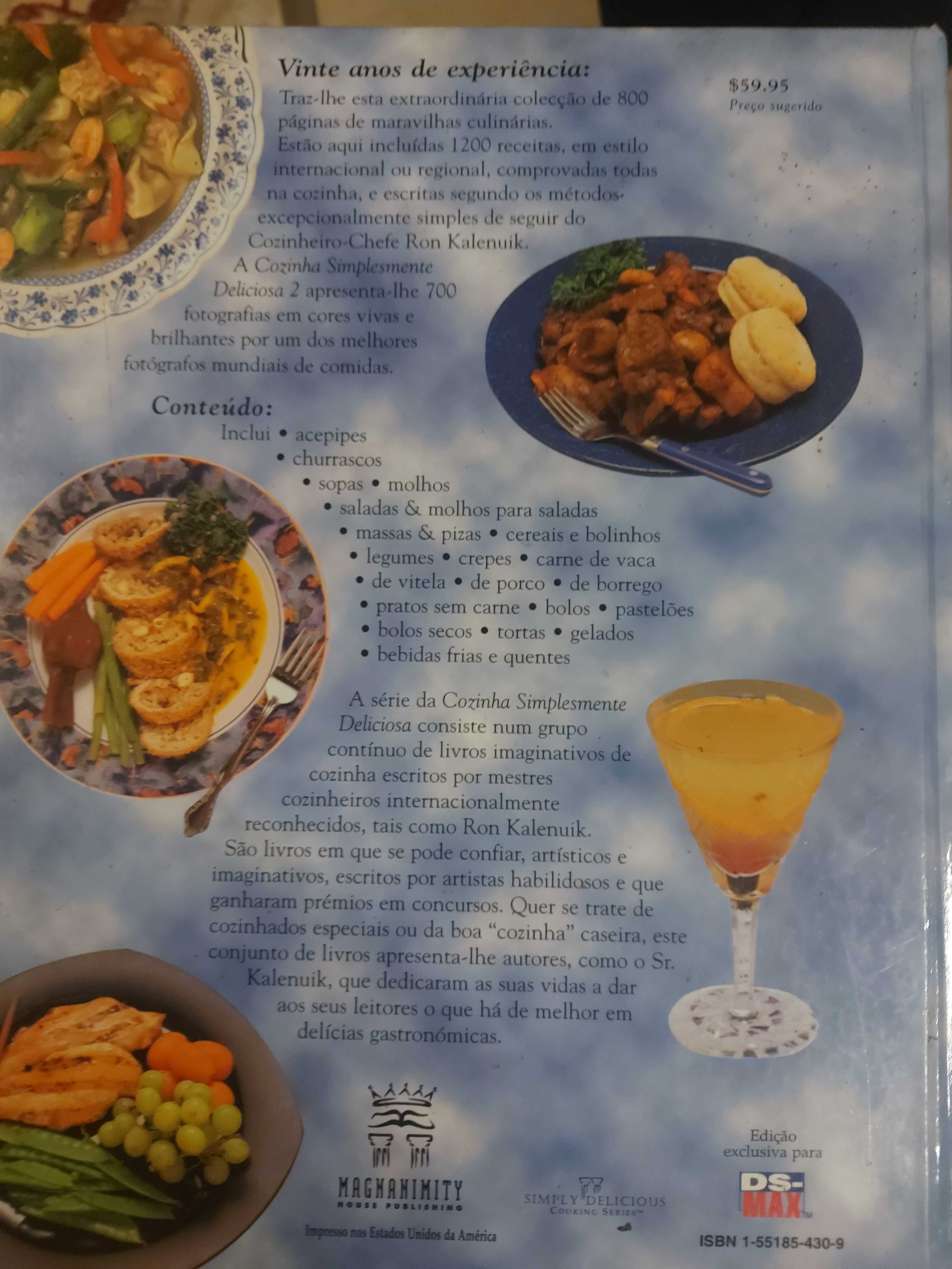 Livro "Cozinha simplesmente deliciosa 2" Livro de Ron Kalenuik