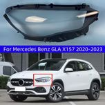 Vidro lente capa farol ótica mercedes GLA X157