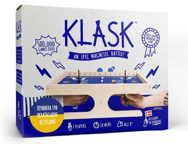 Klask 2 для 2х гравців, Класк