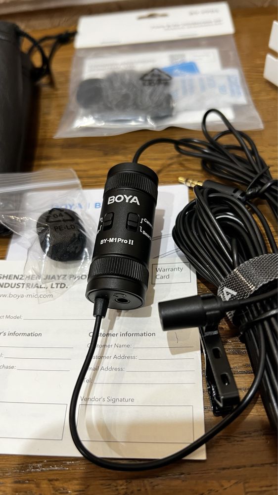 BOYA BY-M1 PRO 6m Clip-on