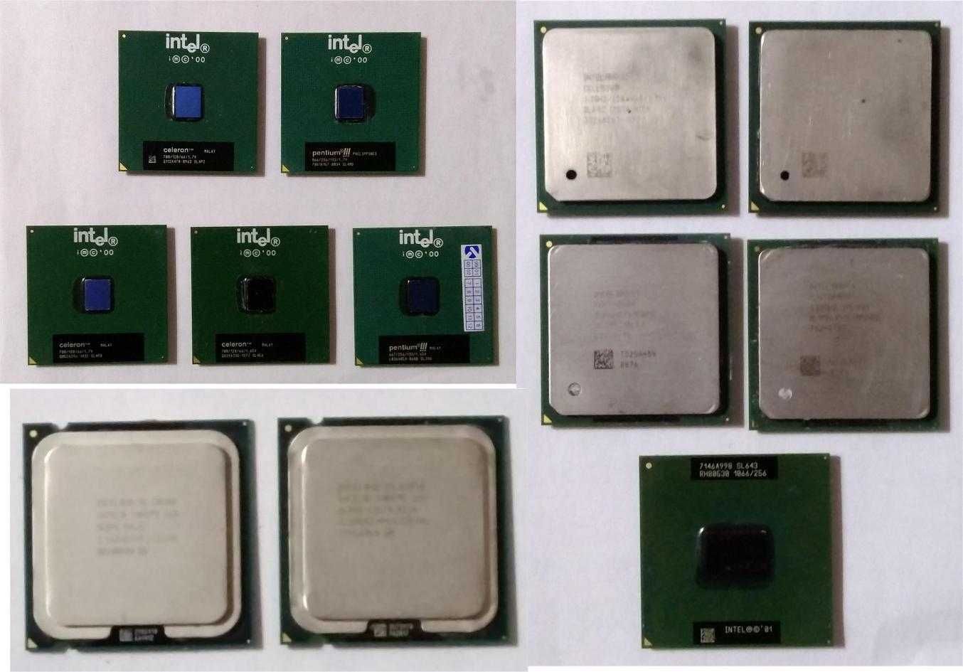 Процессоры Intel Celeron и Intel Pentium