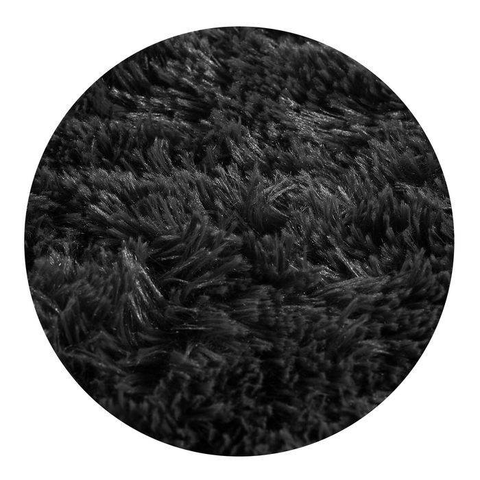 dywan shaggy antyslip 80x120 cm czarny