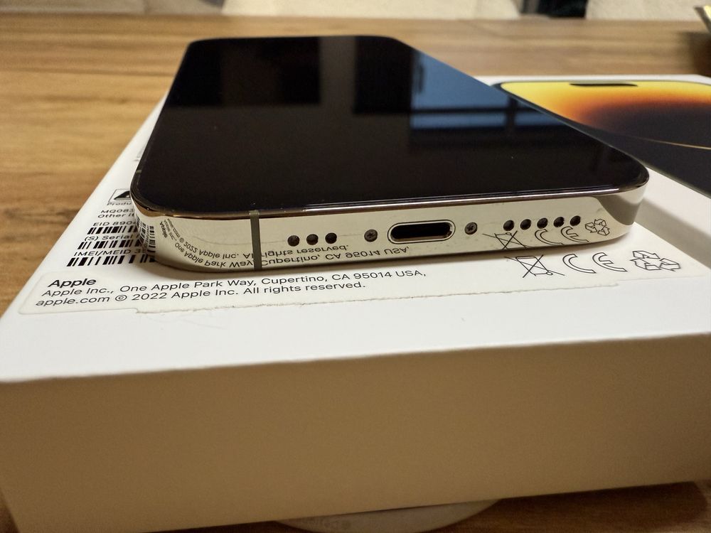 iPhone 14 Pro Gold, 128GB Stan idealny