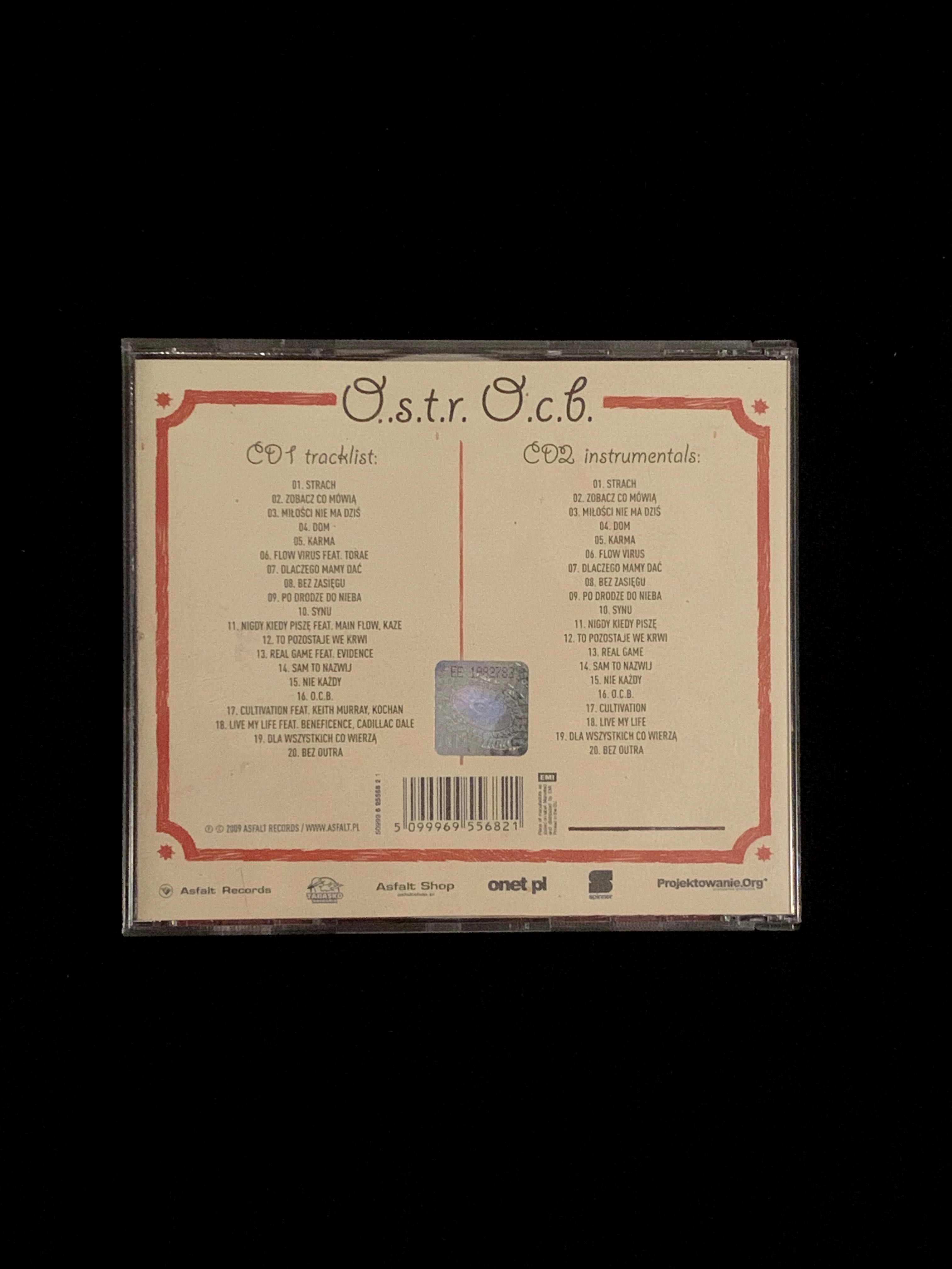 O.S.T.R - O.C.B. na CD