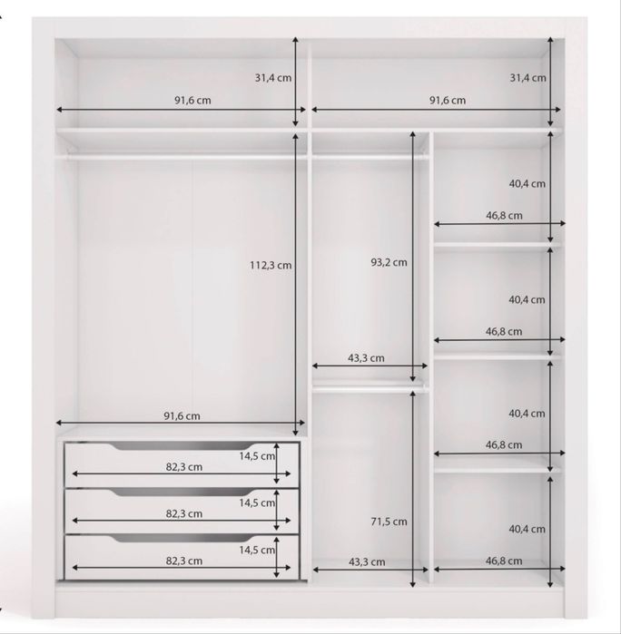 Roupeiro Taylor 3 meses de uso