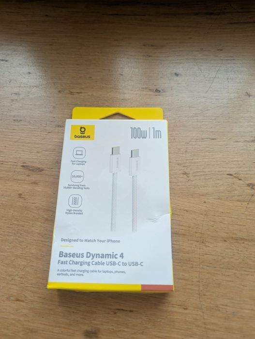 Власний Baseus Dynamic 4 Series PD Type-C to Type-C 100W 20V 5A 1m