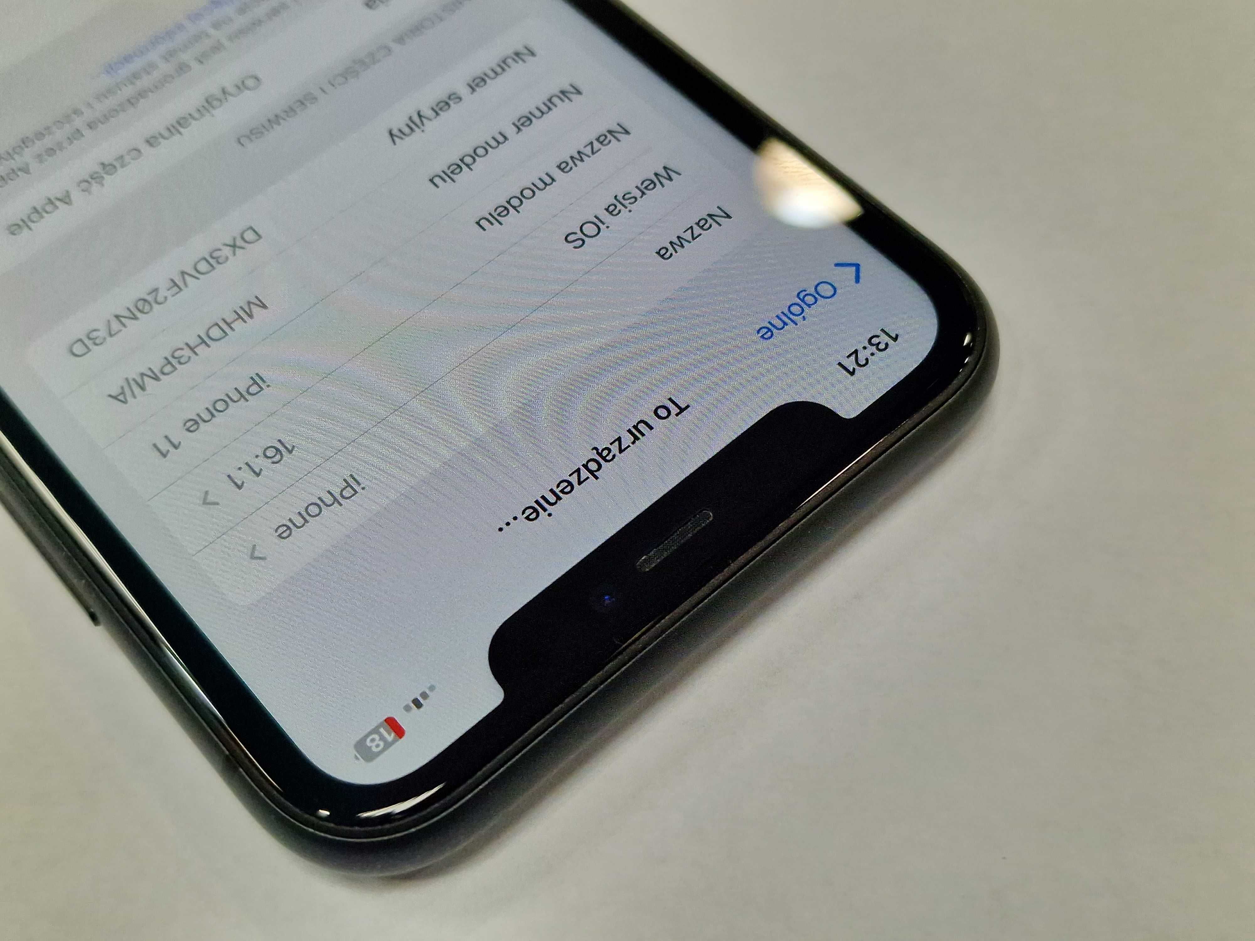 Iphone 11 128GB/ Black/ Czarny/ BAT 100%/ Grade A-/ Gwarancja
