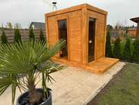 Sauna zewnętrzna ocieplona modułowa SAUNA OGRODOWA XL