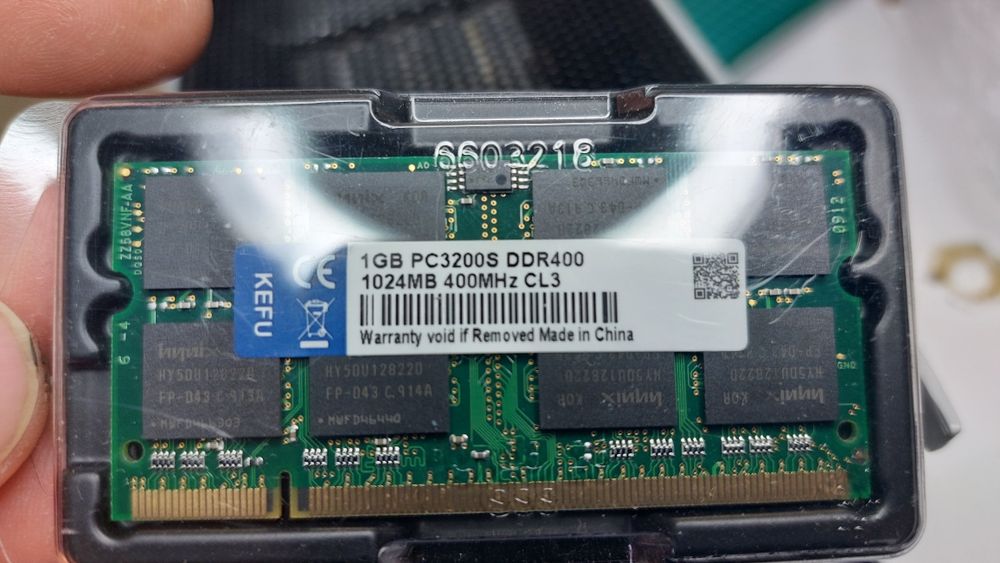 Память для ноутбука sodim ddr400 1gb