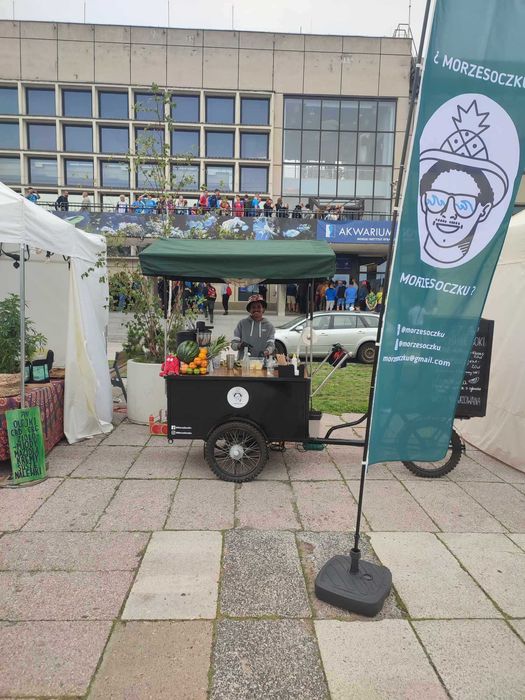 Rower gastronomiczny, całe wyposażenie