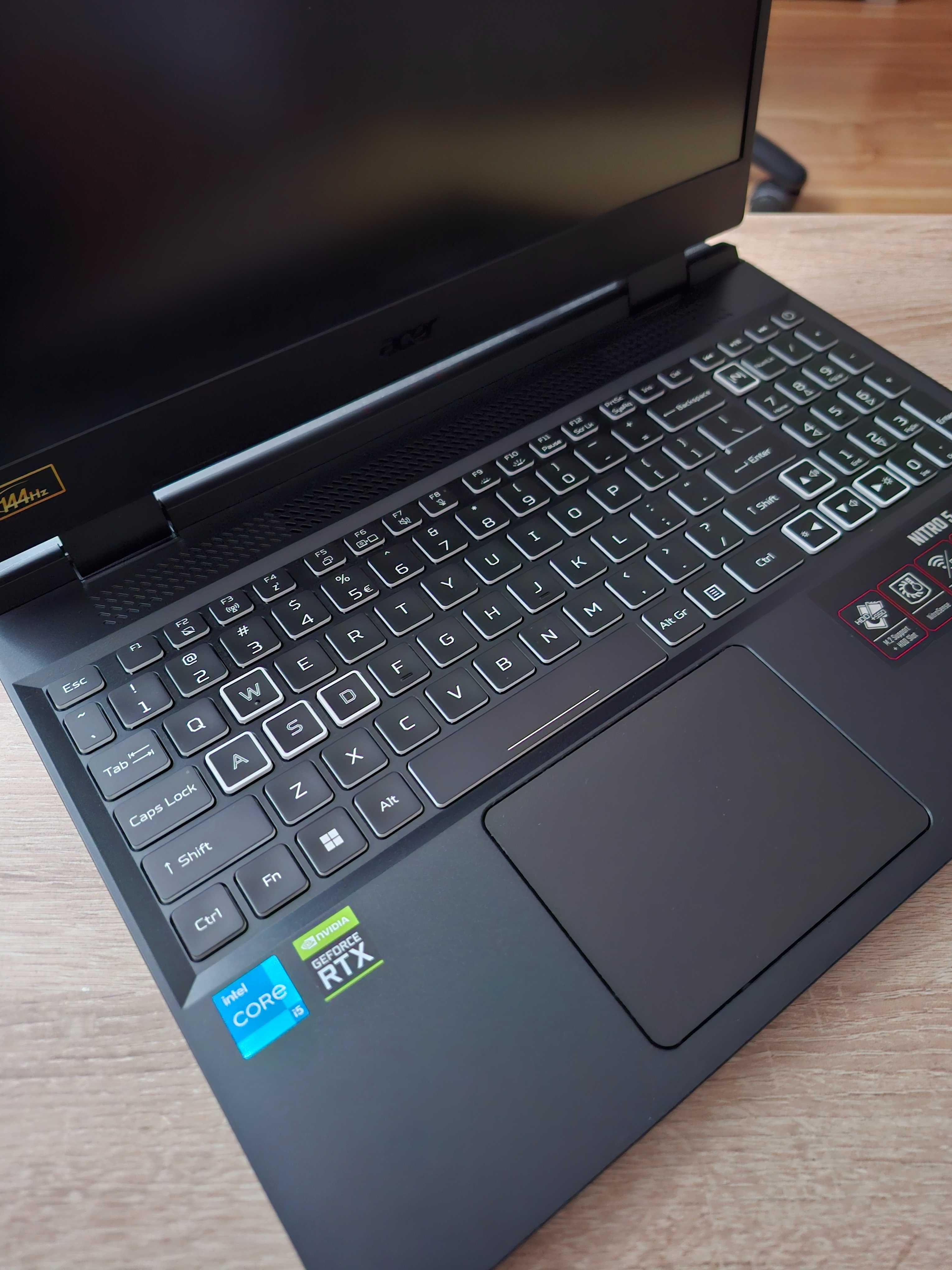 Gwarancja ACER NITRO 5- i5 12500H/16Gb/2x 512Gb NVMe/RTX3060-6Gb/W11