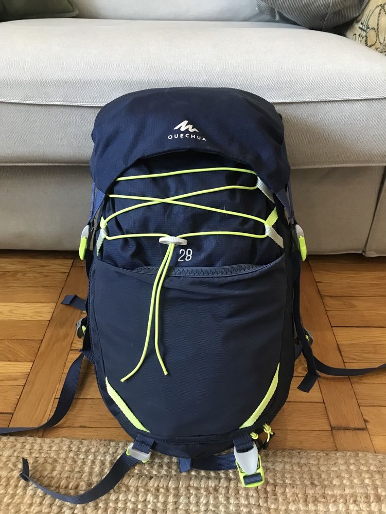 Рюкзак дитячий QUECHUA MH500 для туризму 28 л темно-синій