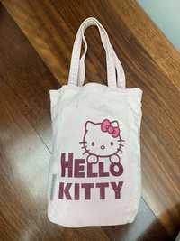 Saco em sarja  / tote bag Hello Kitty