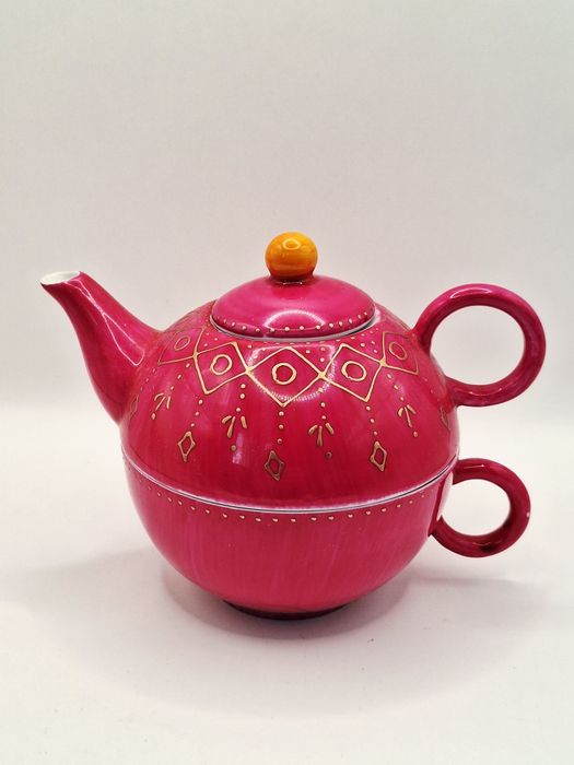 Imbryk +Filiżanka na kawę