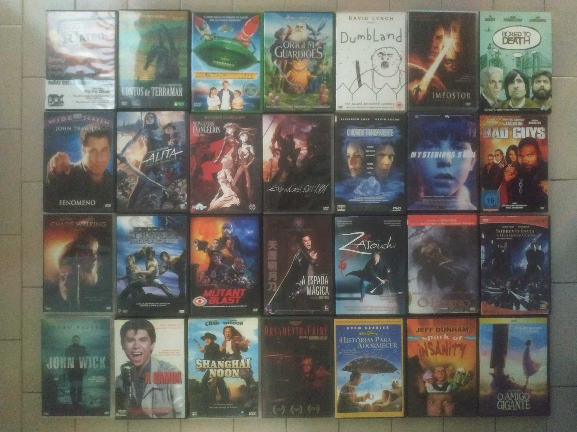 DVDs raros por 5€ e outros