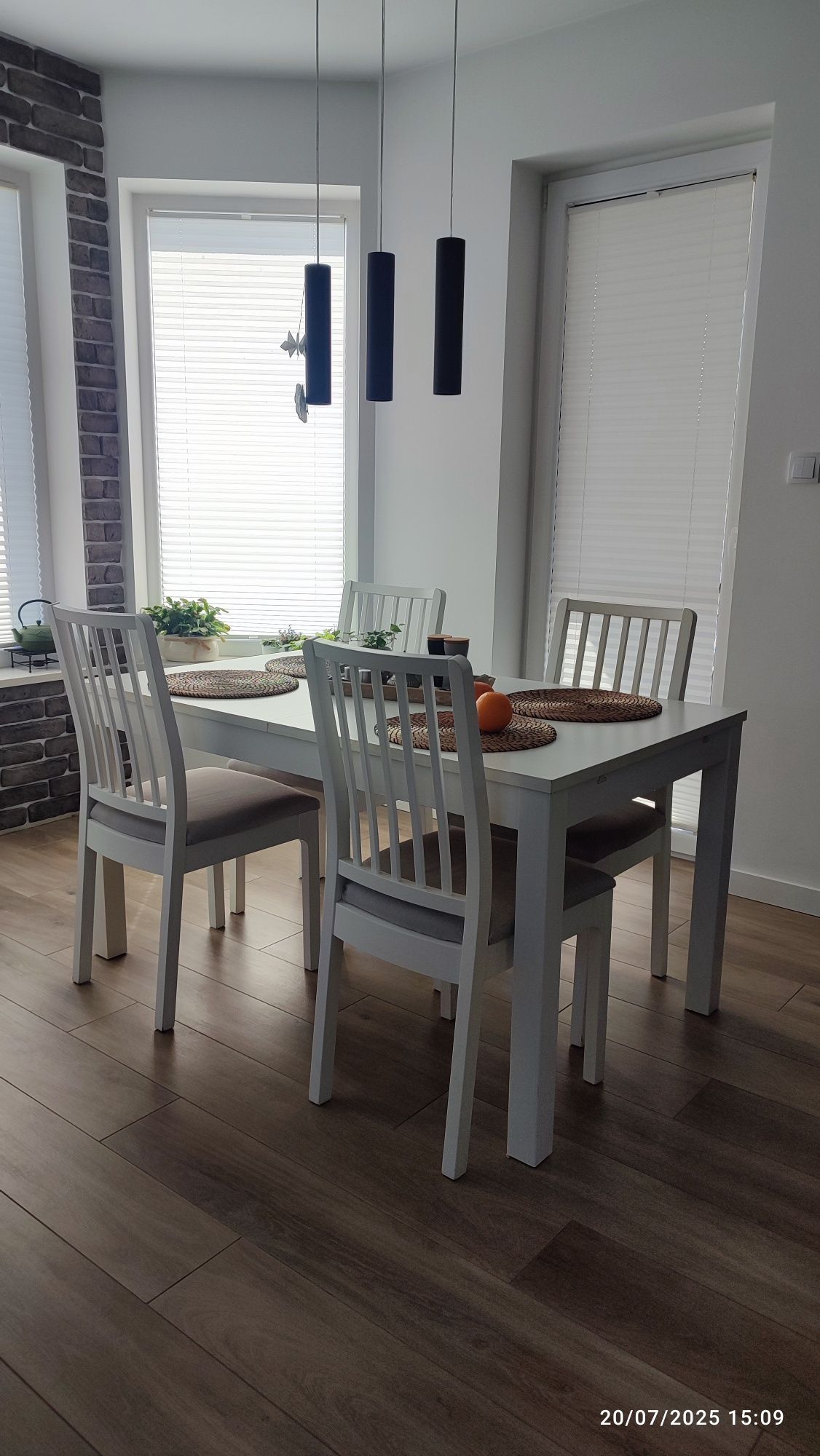 Stół i krzesła, Ikea, Ekedalen
