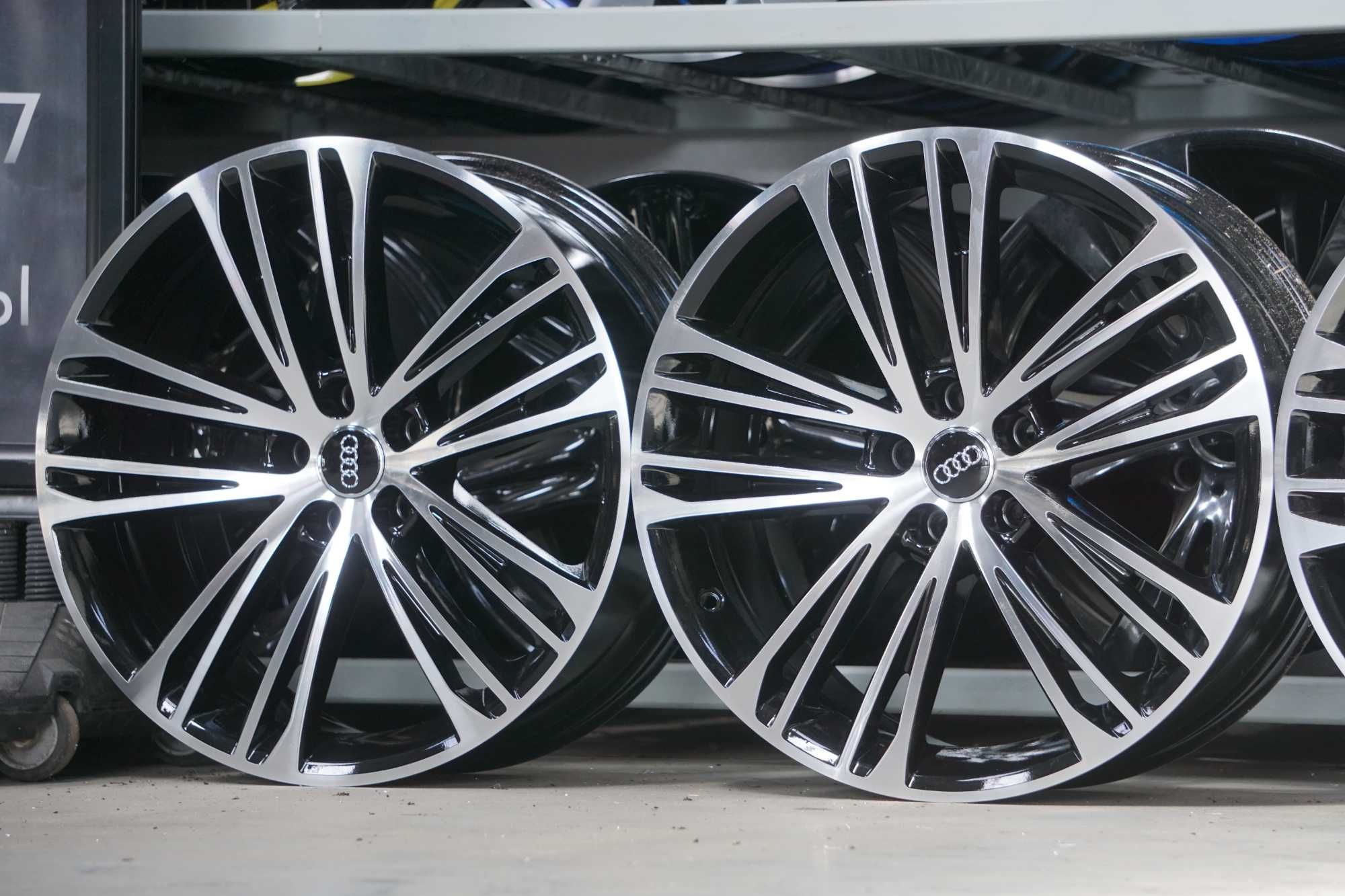 Alufelgi Audi A7 A5 A6 A8 Q5 Q7 5x112 8.5Jx20 et30 czarne i cnc
