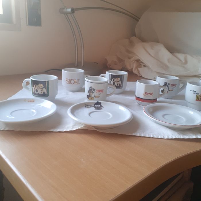 10 chávenas 6 Pires para colecionadores