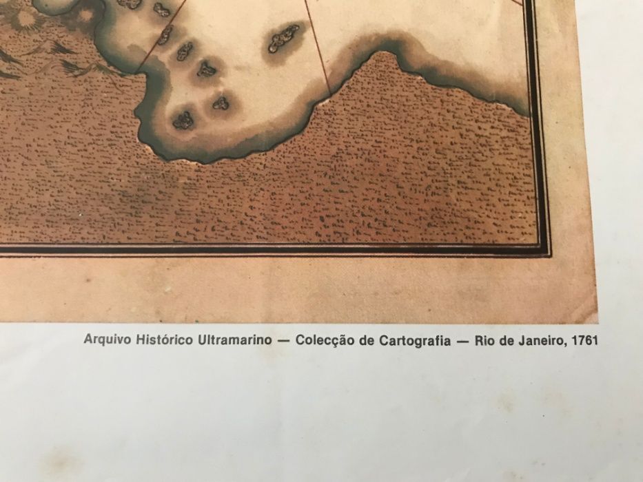 Estampa arquivo histórico - Mapas