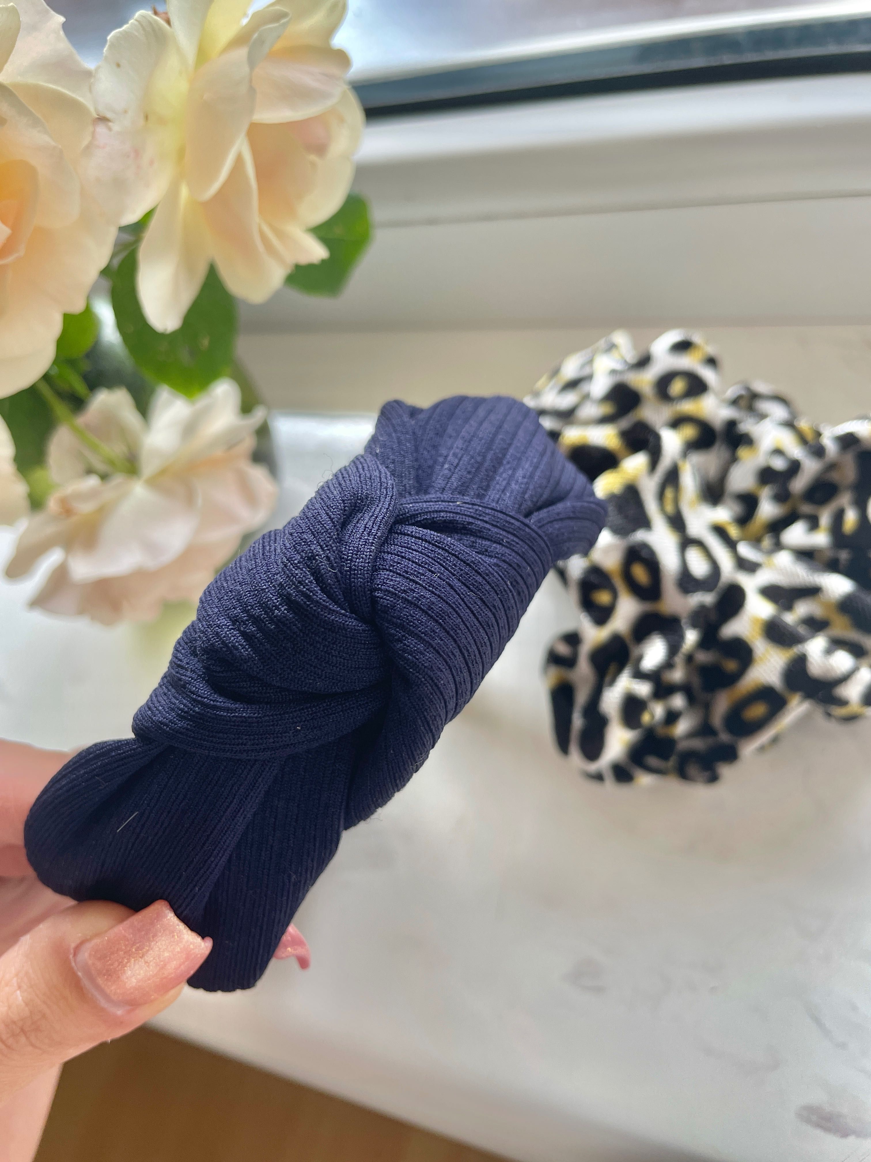 Akcesoria do włosów opaska scrunchie panterka zwierzęcy wzór
