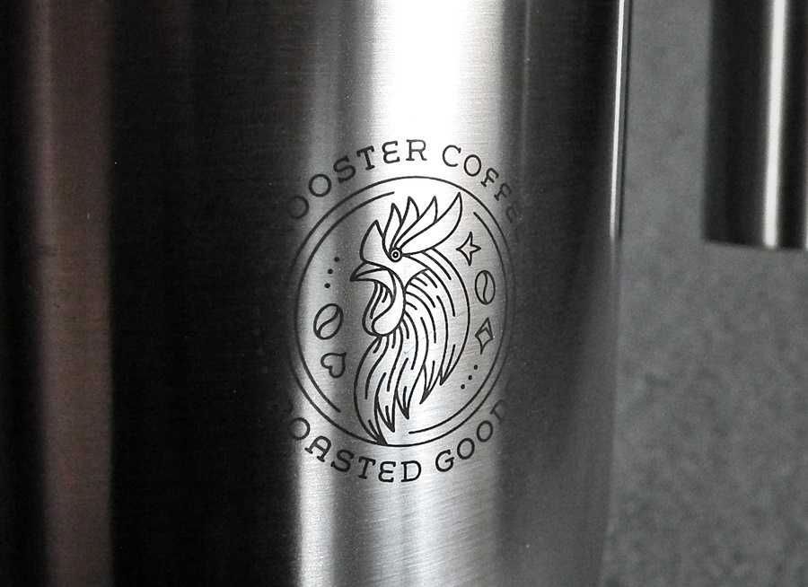 Zaparzacz do kawy ROOSTER COFFEE z młynkiem ręcznym do kawy