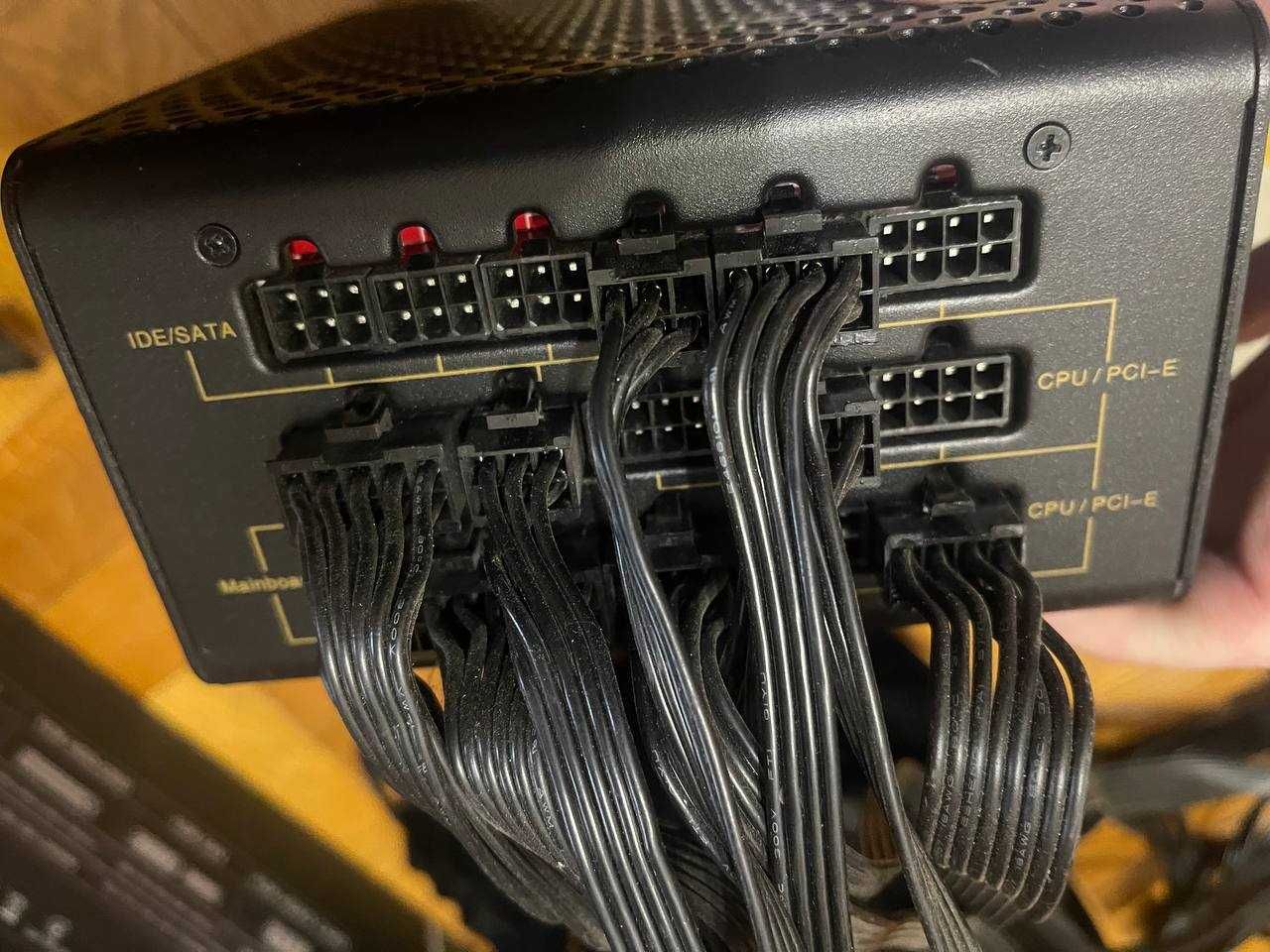 Блок живлення ПК компютера Vinga 750w 1200w 80 + gold platinum