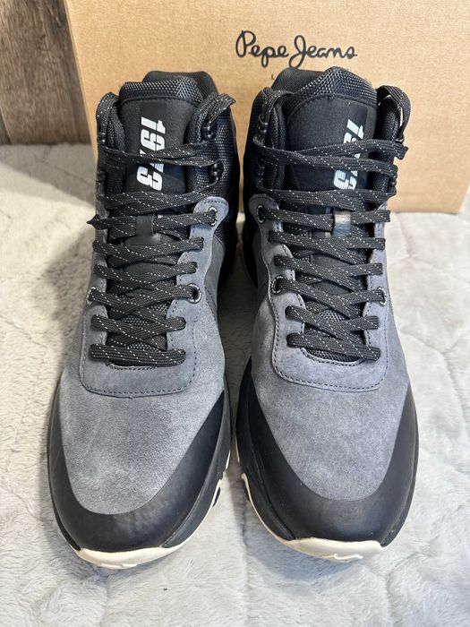 buty botki męskie skórzane pepe jeans james high 45
