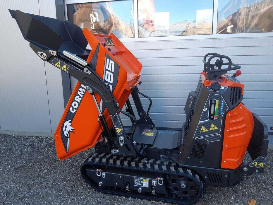 Wozidło Gąsienicowe samozaładowcze - taczka - Krata Niwelator Koparka