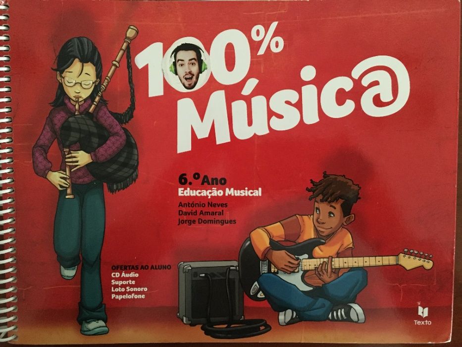 100% Música 5 ano & 100% Música 6 ano – Manuais do aluno