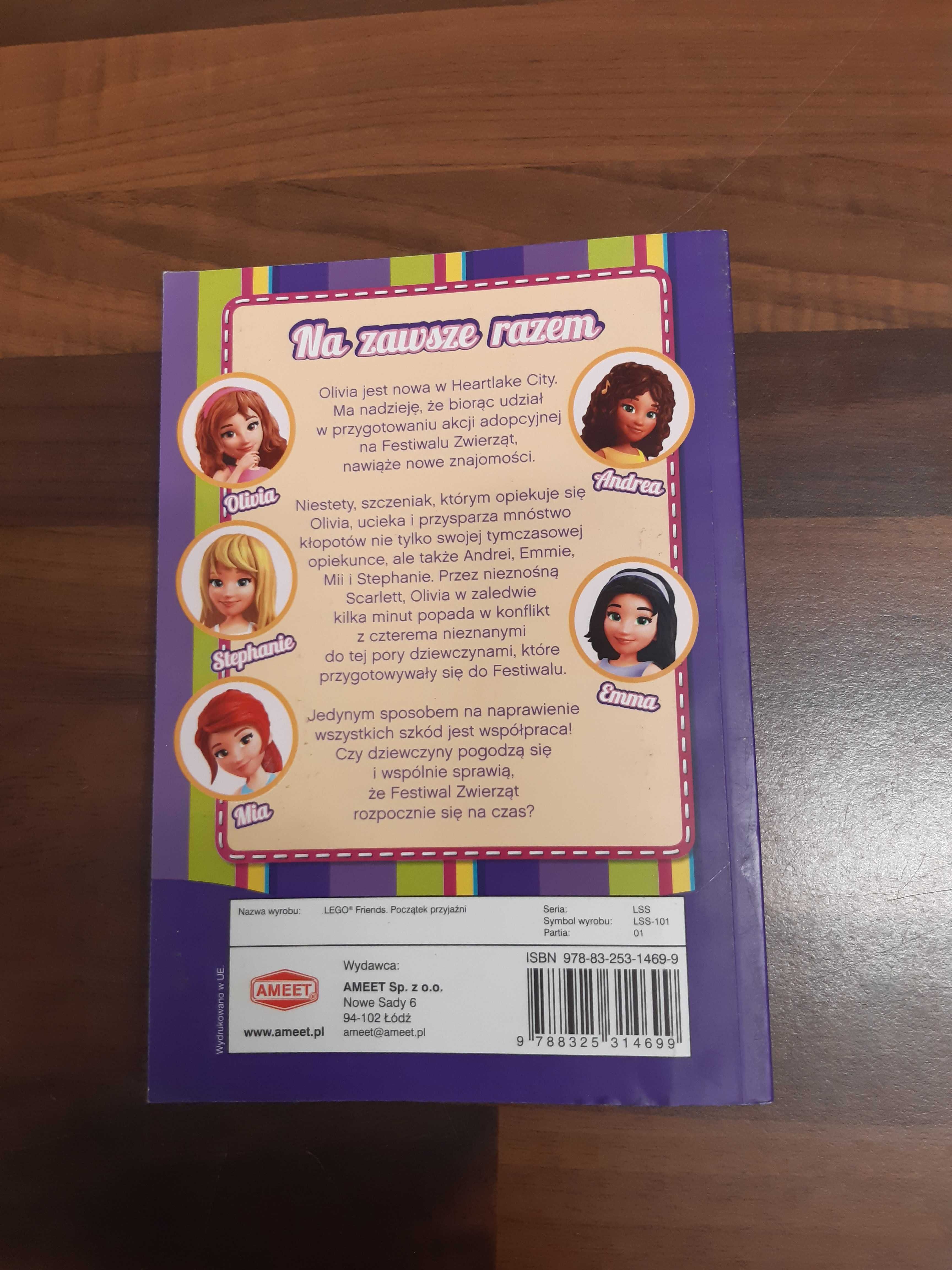 Lego friends początek przyjaźni książka BFF