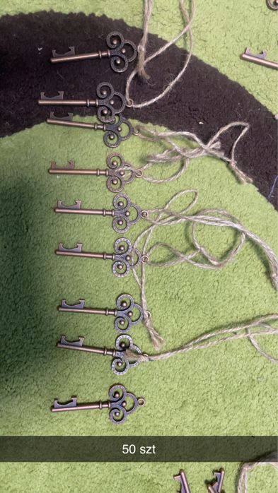 Klucze weselne - otwieracz podziękowano dla gości 50 szt