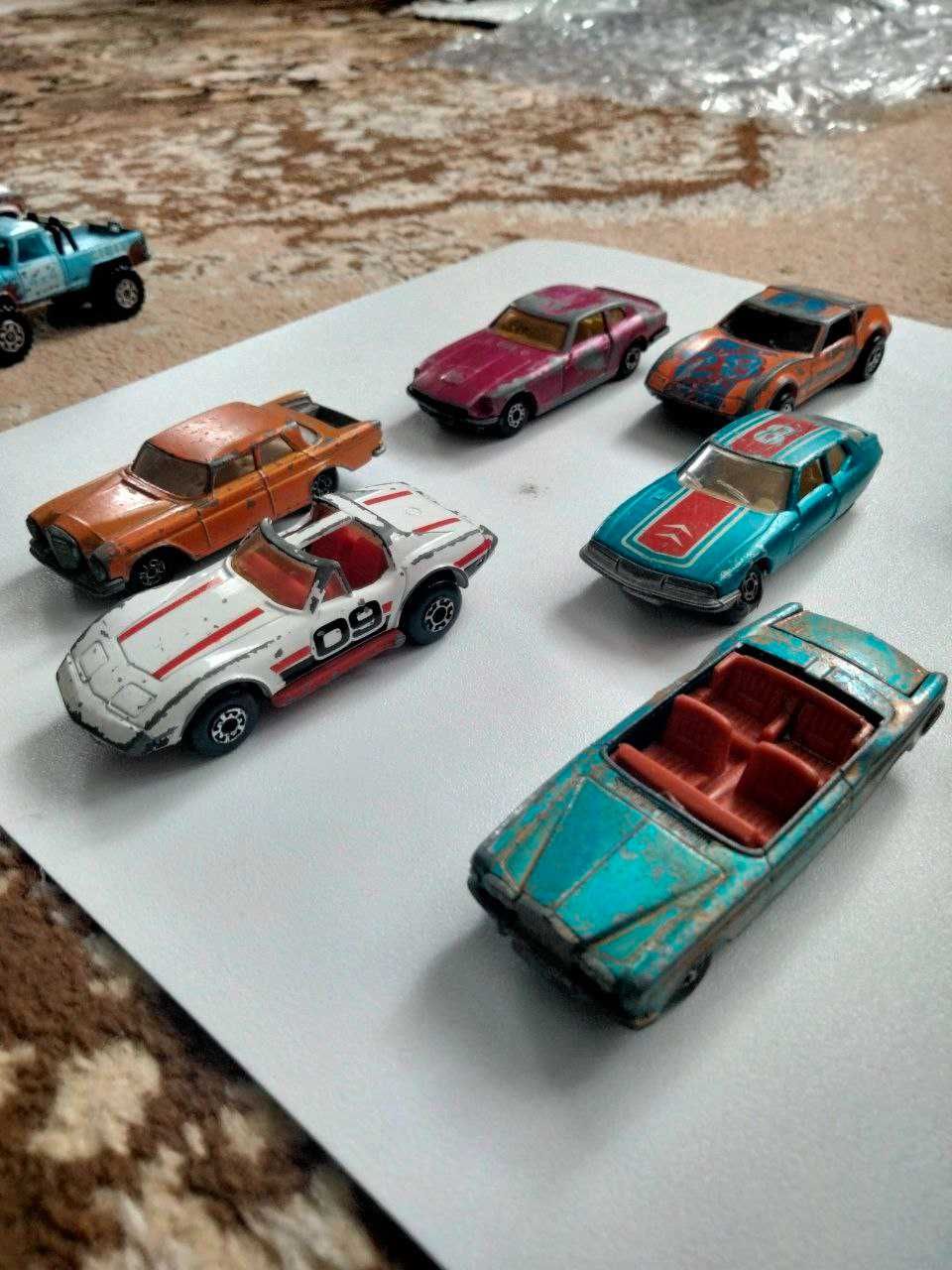 Машинки Matchbox, модельки, 1969-1985рр., автомобілі, масштабні моделі