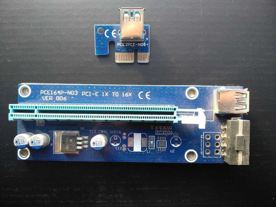 Райзера VER 006 в робочому стані