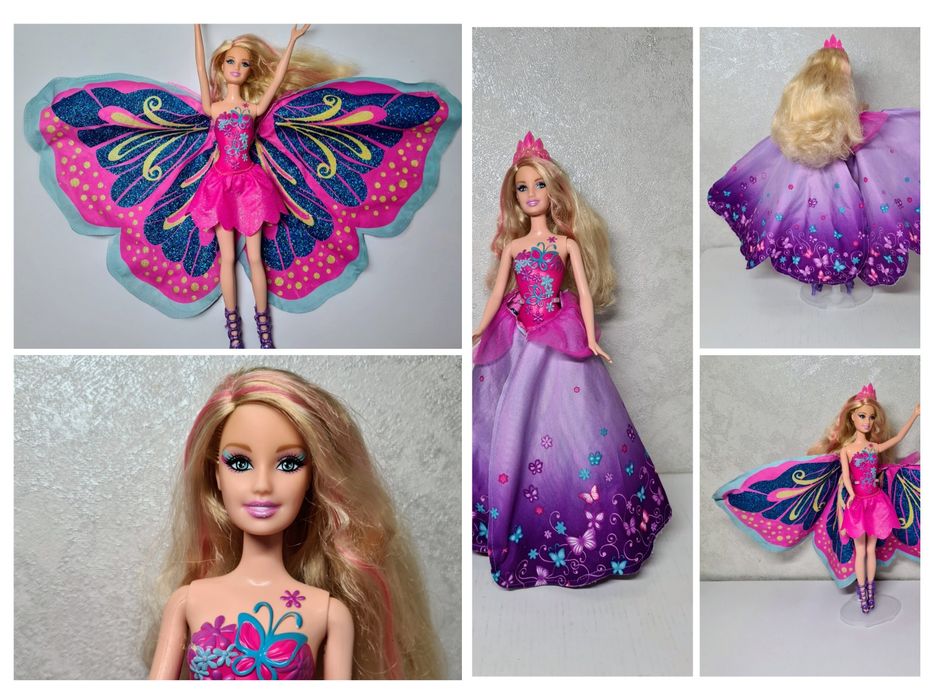 Лялька Барбі Mattel шарнірна фея принцеса Русалка Hairdorables великі