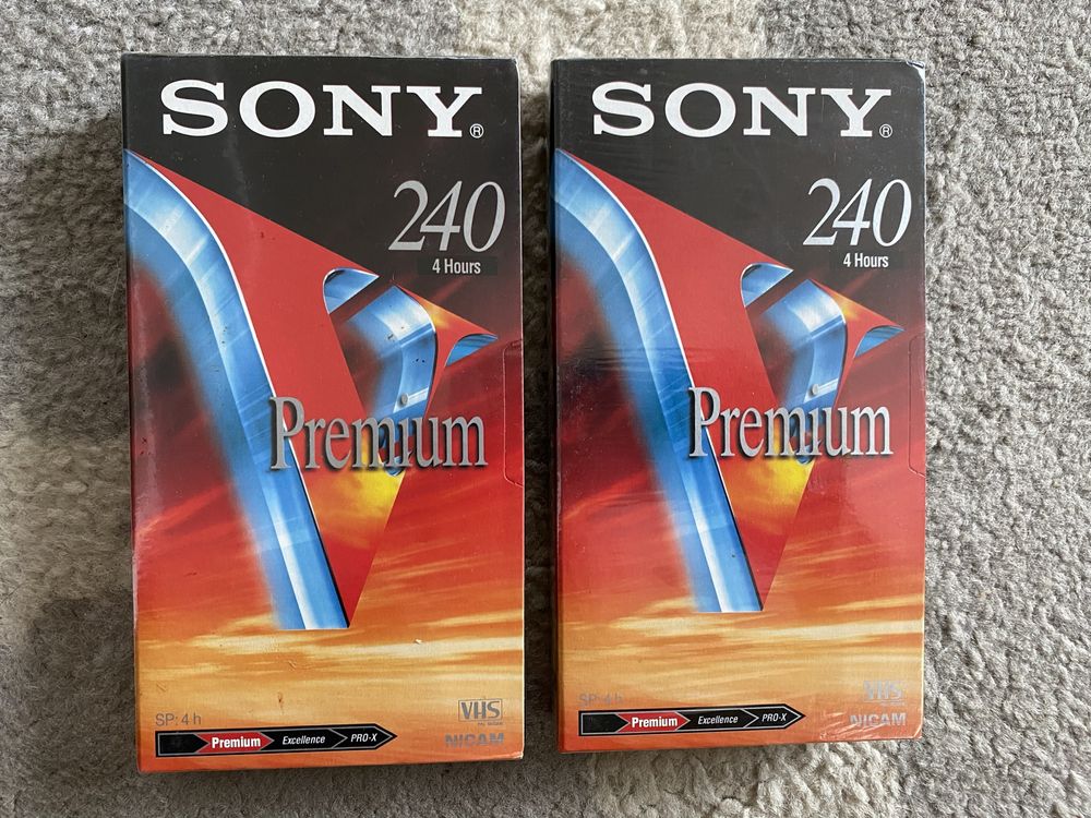 Kasety video VHS 240 min
