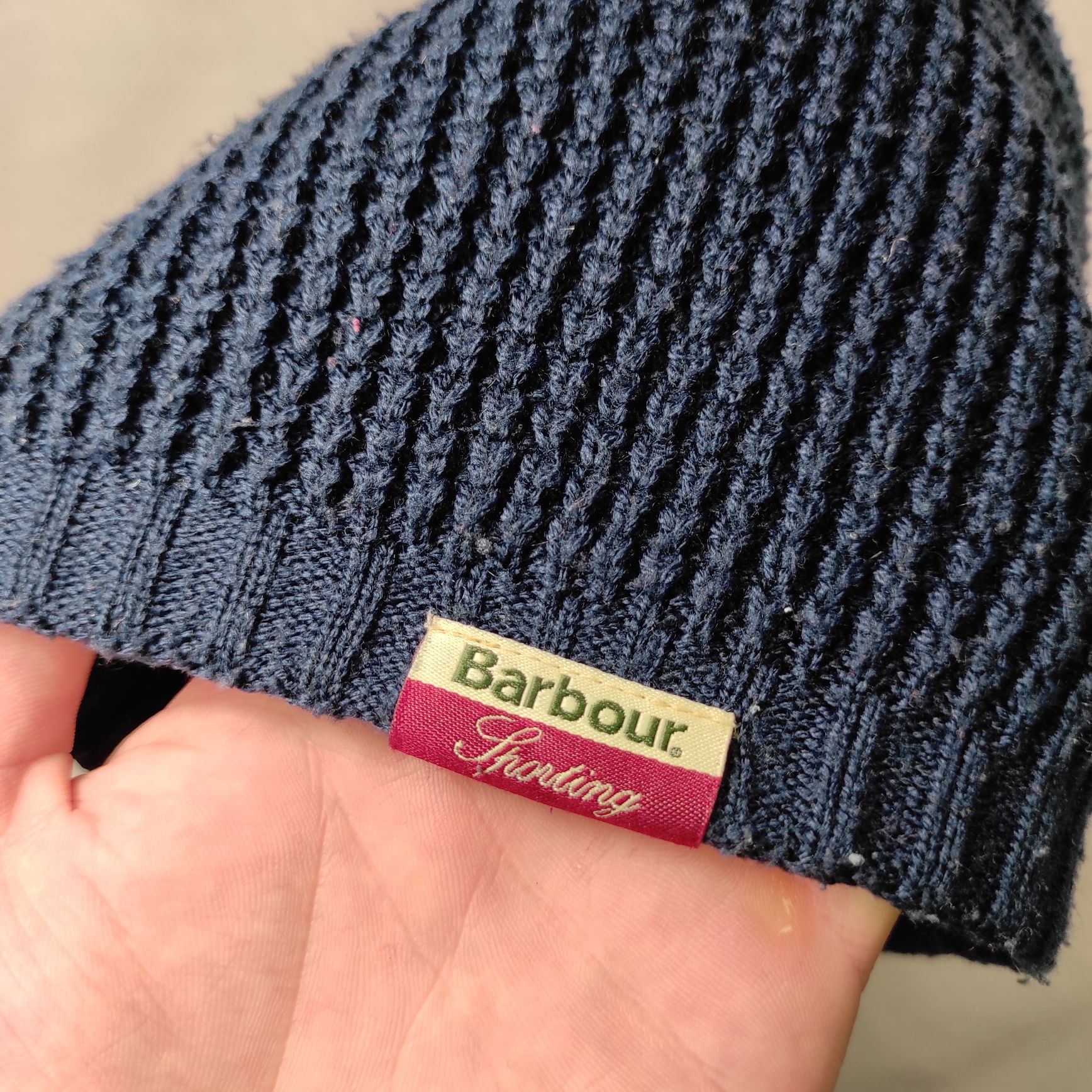 Шапка Barbour вязаная