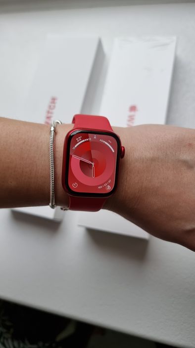 Nowy Smartwatch Apple Watch Series 9 41mm RED – ZAFOLIOWANY!