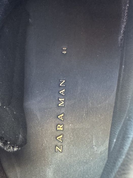 Чоловічі оксамитові кросівки Zara.Велюрові чоловічі хайтопи Zara Men’s