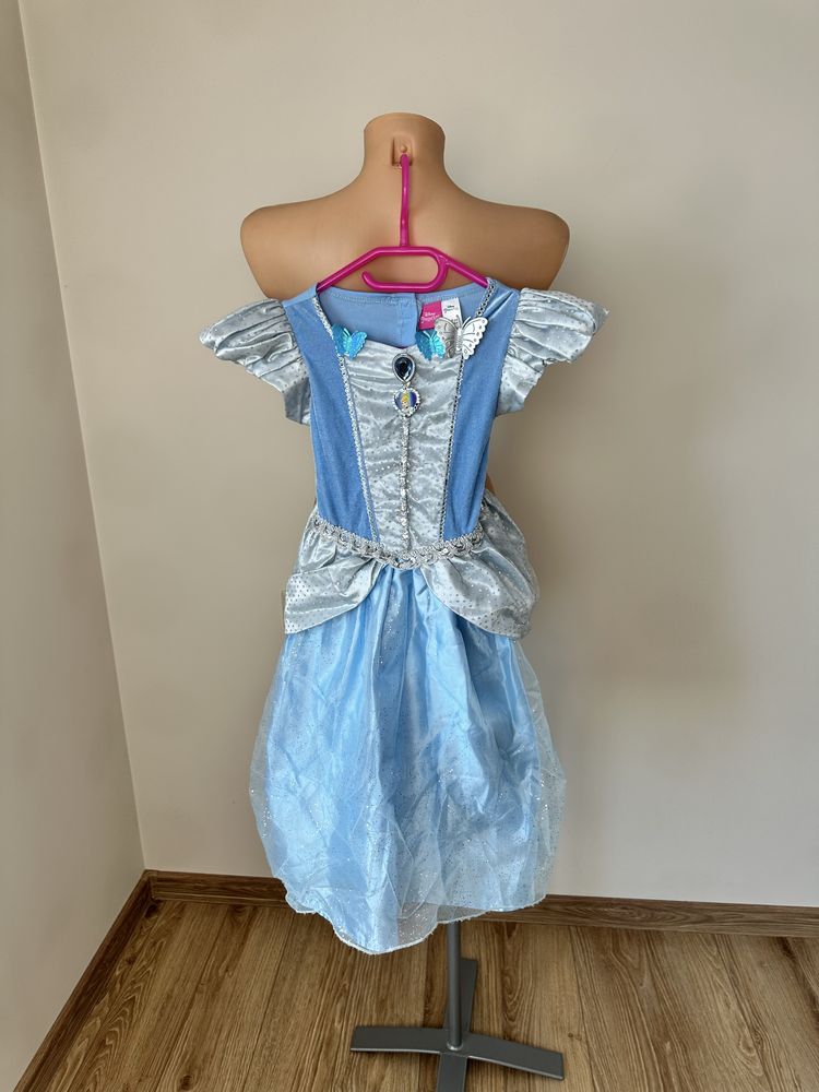 Strój przebranie na bal przebierańców Disney 98-104 cm Kopciuszek
