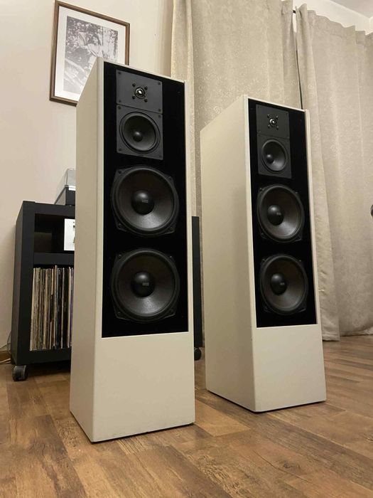 Świetne kolumny Heco Superior 730! Białe, mocne, ciężkie