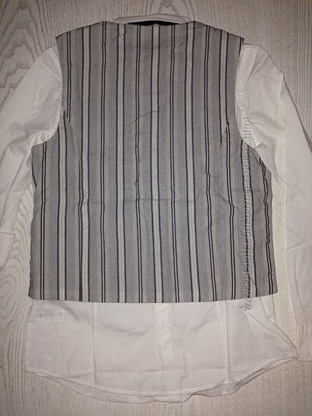 Костюм C&A 164 см, рубашка+жилетка+бабочка