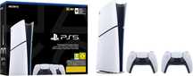 Playstation 5 Consola Digital Slim e 2 comandos sem fios Dualsense